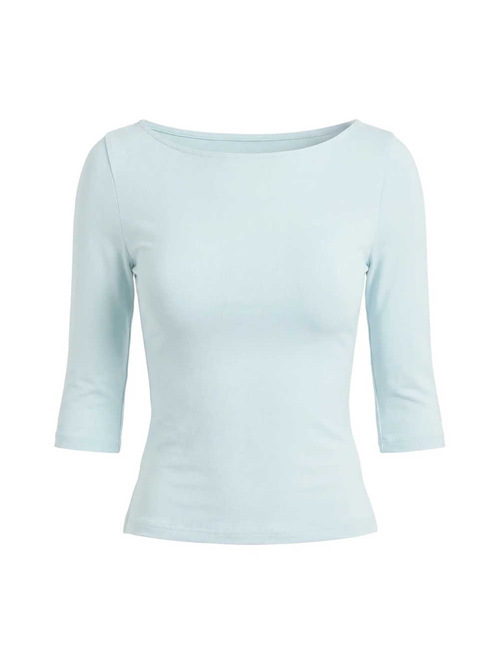 Princess PollyDaily Define Boatneck 3/4 Sleeve Top Icy Blue